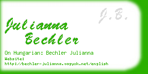 julianna bechler business card